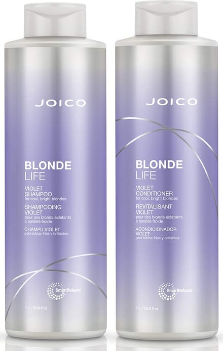 Joico Blonde Life Violet Shampoo & Conditioner Liter DUO