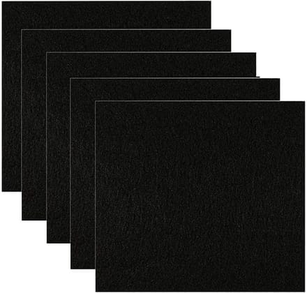 Dailygoods- Filter Vervangingsfilter - Actieve Koolfilter - Kattenbakfilter - Geurcontrole - 16 x 16 cm - 5 Stuks - Kattentoiletfilter