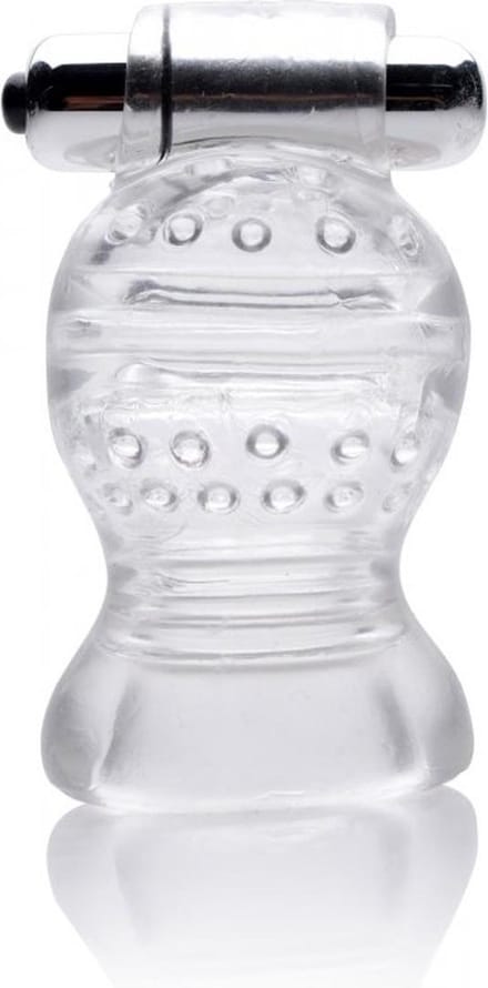 XR Brands - Master Series - Clear Vibrating Penis Head Teaser