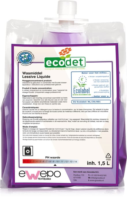Ewepo Ecodet Easy Textielwasmiddel