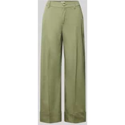 Wide leg culotte van katoenmix