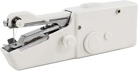 Mini Naaimachine - Draagbare Naaier - Snel Kleding Maken - Handig Voor Onderweg - 21x6.5x3.5cm - Wit