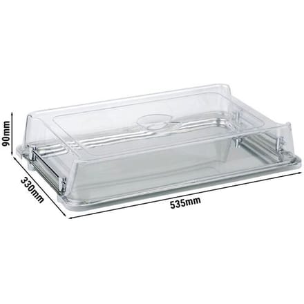 GGM Gastro (6 Stück) GN 1/1 Haube - HOCHSTAPLER - Höhe: 90mm