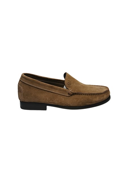 pb10212C9calc014 Pollini Mannen Suede Grey