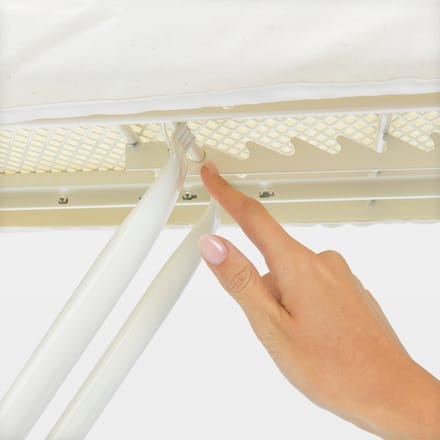 Brabantia Strijkplank B - met Strijkerhouder - 124 x 38 cm - Ecru
