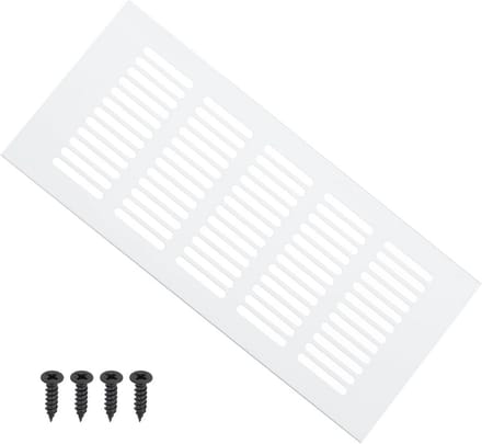 Aluminium Ventilatiepaneel 20x10 cm voor Kastdeur en Plafond