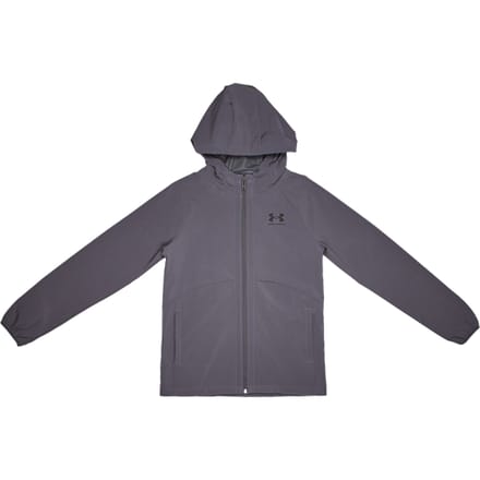 Under Armour Vibe Trainingspakken Kinder - Grijs - Maat 122 - 127 CM - Poly Woven
