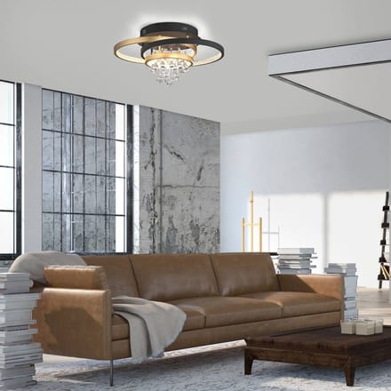 Paul Neuhaus LED plafondlamp Rotazo, glas, CCT, dimbaar