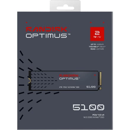 SANDISK Optimus 5100 SSD - 2TB - PCIe 4.0 - M.2 2280