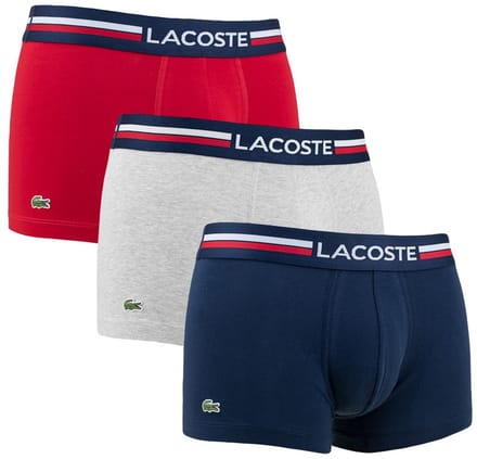 Lacoste heren 3P boxers basic multi W34