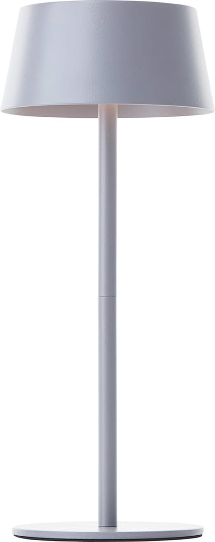 Brilliant Picco - oplaadbare Solar Tafellamp - Buiten - LED 4W 3000K - 3 Stepdim - IP44 - Grijs