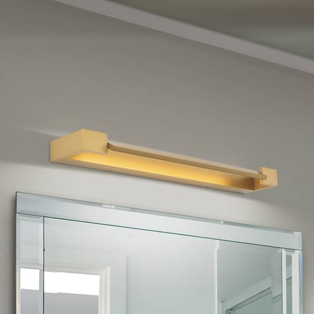 ORION Marylin badkamer wandlamp, lengte 60 cm, goud, aluminium