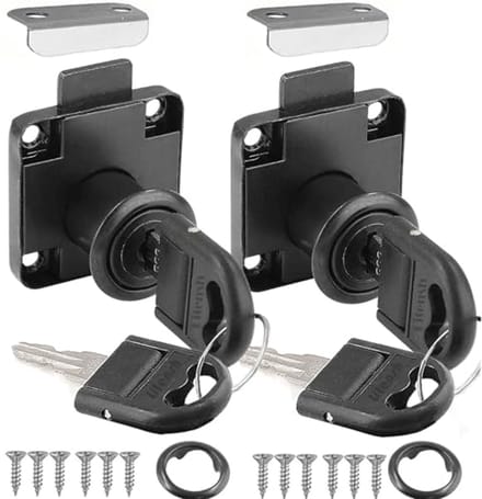 22mm Cam Lock voor Kast en Brievenbus - 2 Pack Veiligheidsloten