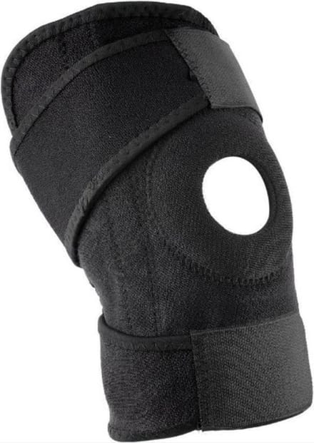 New Age Devi - Verstelbare Kniebandage voor Stabiele Knieën - Rechts/Links - Met Patella Stabilisator Opening
