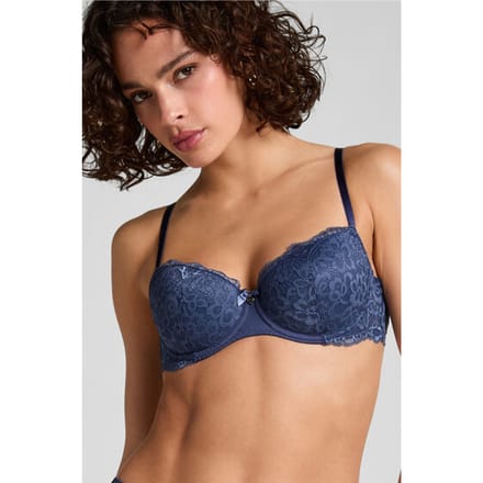 Hunkemöller Voorgevormde beugel bh Marine Blauw