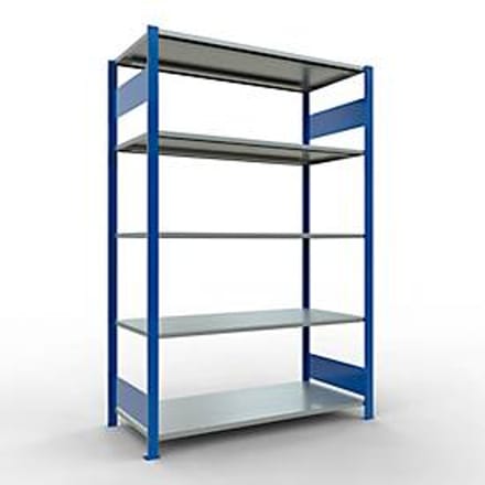SCHULTE Lagertechnik - Boutloos rekkensysteem - 2000x1300x600 mm, type 150 kg
