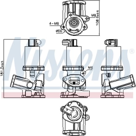 EGR-klep NISSENS 98210