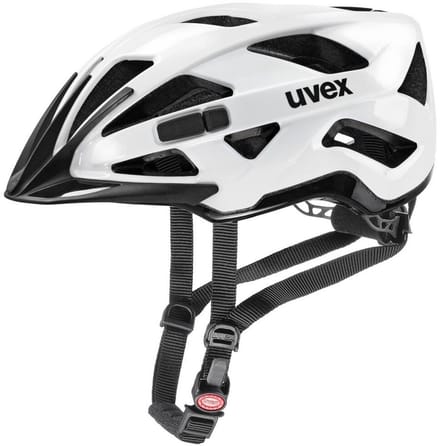 uvex Active Fietshelm White/Black - Unisex - maat 56-60