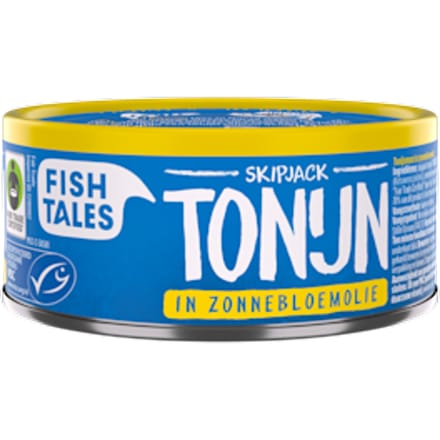 Skipjack tonijn in zonnebloemolie MSC