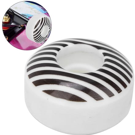 4 stuks 95A PU witte streep 52x30mm skateboard dubbele rocker downspeed slide wielen white