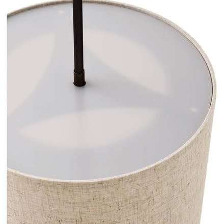 Audo Copenhagen Audo Hashira hanglamp van linnen, Ø30cm, naturel