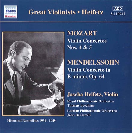Jascha Heifetz - Violin Concertos (CD)