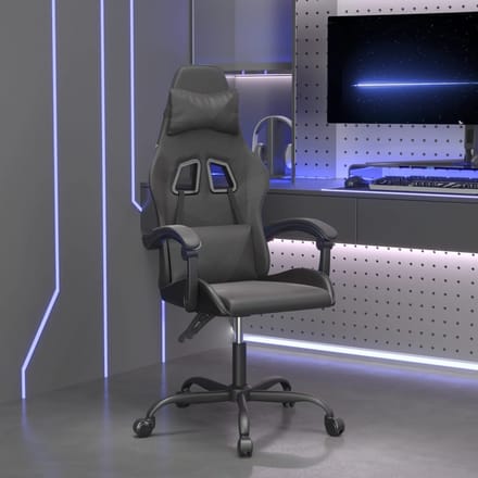 vidaXL - Gamestoel - kunstleer - zwart