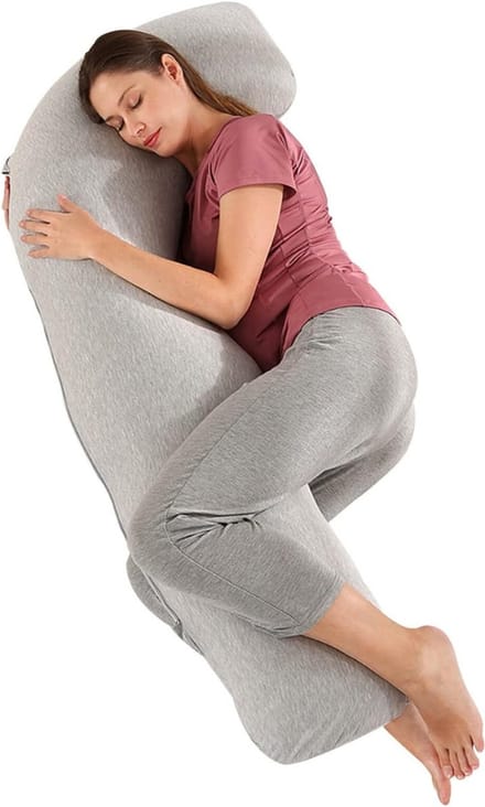 CLVP® Langwerpig Kussen - Zijslaapkussen Volwassenen - Lichaamskussen