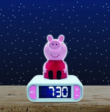 Peppa Pig Nachtlampje Wekker met geluiden