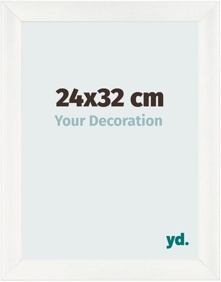 Your Decoration - Fotolijst 24x32 cm - MDF - Wit Geveegd - Pisa