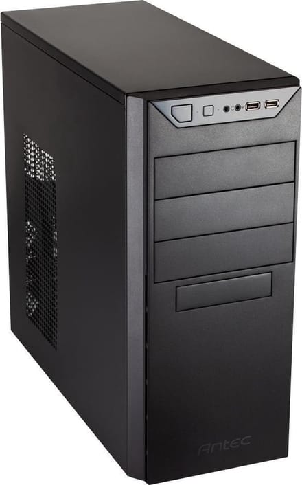 Antec VSK4000B-U2/U3 Desktop PC-behuizing Zwart Harde schijf installatie zonder gereedschap