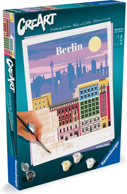 Ravensburger CreArt - Colourful Berlin - Schilderen op Nummer