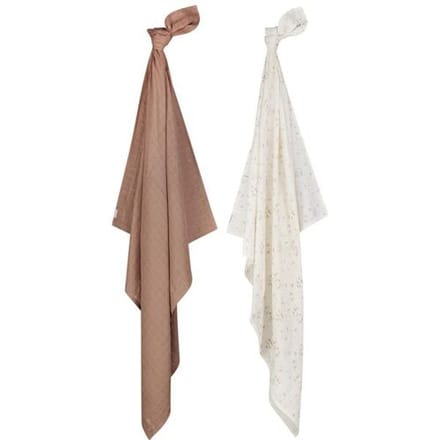 Sweet Petit Mini hydrofiele multidoeken 2 stuks Ecru unisex