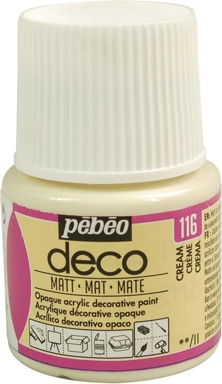 Verf crème - acryl mat - 45 ml - Pébéo
