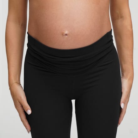 cfab - Naadloze zwangerschapslegging met hoge taille - Zwart - M