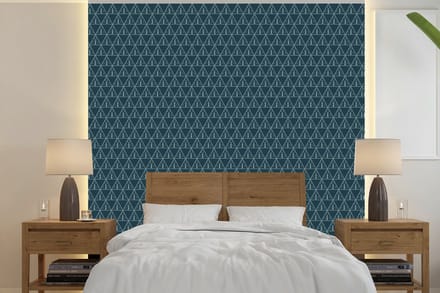 Behang - Fotobehang Design - Jongens - Driehoek - Kind - Breedte 280 cm x hoogte 280 cm