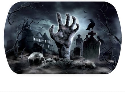Fiestas Guirca - Schaal Zombie Hand Halloween 29 x 15 x 3,5 cm