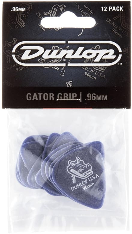 Dunlop 417P96 Gator Grip Plectrum 0.96mm 12-Pack - Plectra, zakje met 12 stuks