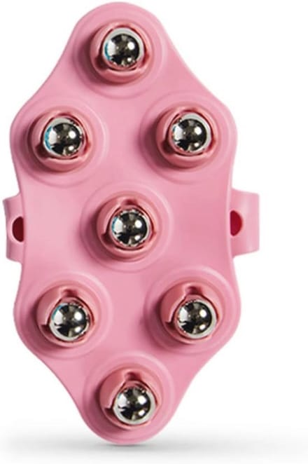 Massagehandschoen met 360-graden rollers voor spierontspanning en lichaamsmassage