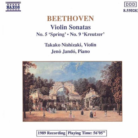Jenö Jando & Takako Nishizaki - Beethoven: Violin Sonatas Nos. 5 and 9 (CD)