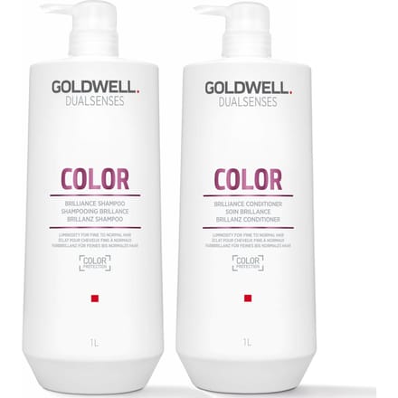 Goldwell Dualsenses Color Brilliance Shampoo and Conditioner 1L Duo