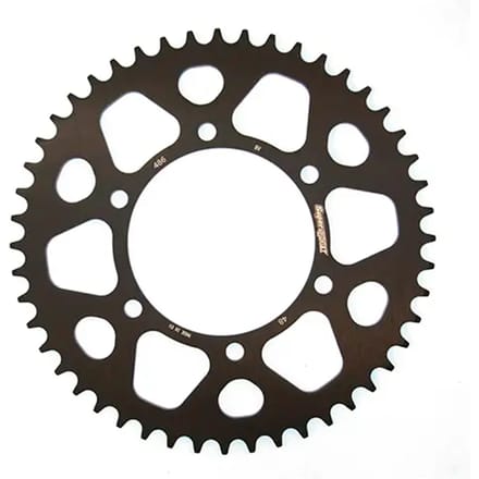 Aluminium motorfiets tandwieltje Supersprox RAL-486:48