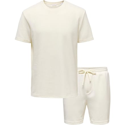 Only & Sons Trey Life Regular Shirt and Short Set Heren - Maat M