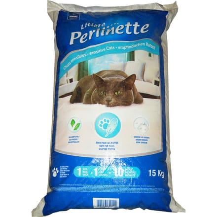 15kg Litière Perlinette Sensible kattenbakvulling