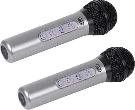 Trevi EM 415 R Zwart, Zilver Karaokemicrofoon