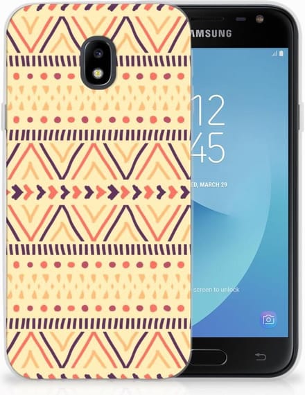 Samsung Galaxy J3 2017 TPU bumper Aztec Yellow