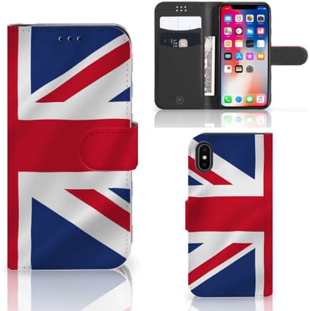 Apple iPhone X | Xs Bookstyle Case Groot-Brittannië