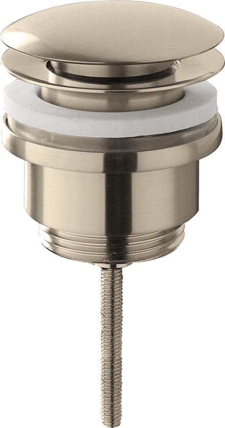 Wiesbaden UniMatch clickwaste afvoerplug 5/4" geborsteld staal