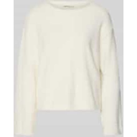 Oversized gebreide pullover met extra brede schouders, model 'FEATHER'
