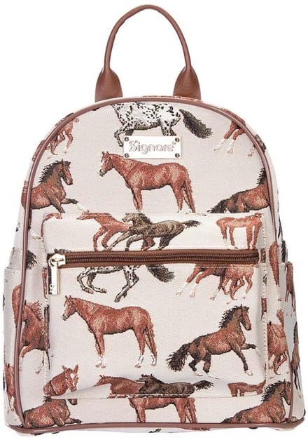Daypack - Rugtas – Running Horse – Paard - Paarden – Gobelinstof